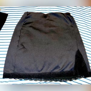 H&M black mini skirt